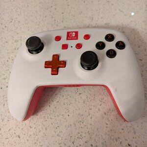 PowerA Wireless Controller for Nintendo Switch - White/Red.